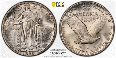 1923-S 25C MS65+ FH