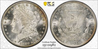 1880/9-S $1 MS67