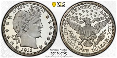 1911 25C PR68+ DCAM