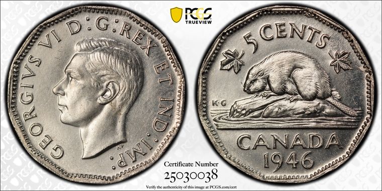 Cert 25030038 - Coin Image