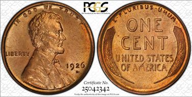 1926-D 1C MS66+ RD