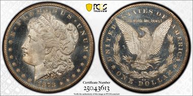 1878-CC $1 MS65DMPL