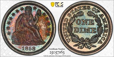 1858 10C PR66