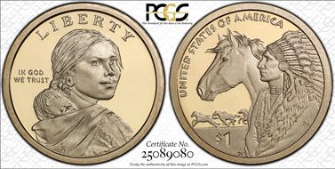 2012-S $1 Native American PR70DCAM