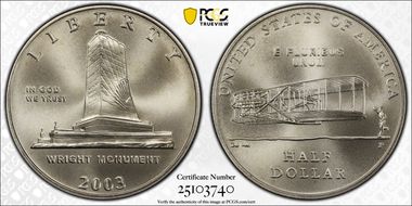 2003-P 50C First Flight MS70