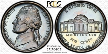 1938 5C Re-Engraved Obv Design FS-402 PR67