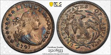 1797 H10C 15 Stars MS64+