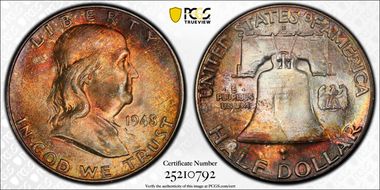 1948-D 50C DDR, FS-801 MS67FBL