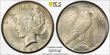 1928 $1 MS65+
