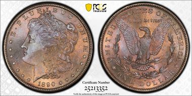 1890-S $1 MS66+