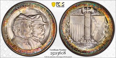 1936 50C Gettysburg MS68