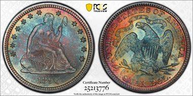 1890 25C MS68