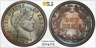 1894 10C MS67+