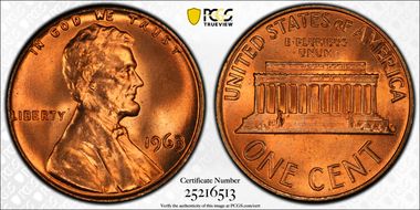 1963 1C MS67RD