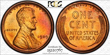 1909 1C Lincoln PR67RD