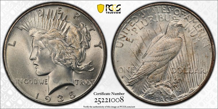 Cert 25221008 - Coin Image