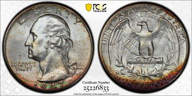 1947-D 25C MS67+