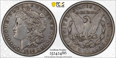 1893-S $1 XF45