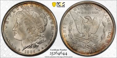 1884-CC $1 MS66