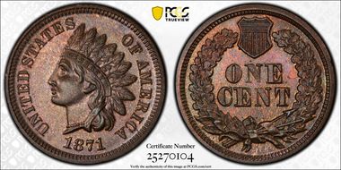 1871 1C PR65BN