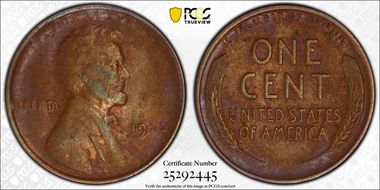 1922 No D 1C Strong Reverse AU58BN