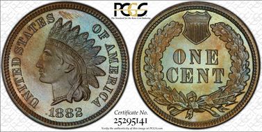 1882 1C PR67BN
