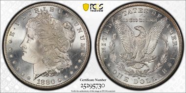 1880-S $1 MS68