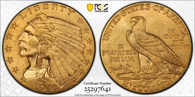 1914 $2.50 MS65+