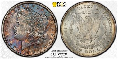 1878 7TF $1 Reverse of 1878 MS65