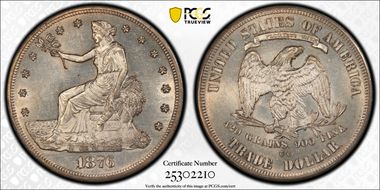 1876-CC T$1 Type I/II MS62