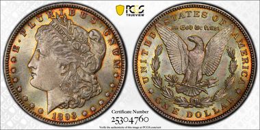 1893 $1 MS63