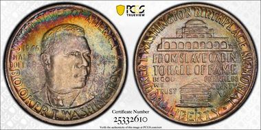1946-S 50C Booker T. Washington MS67+
