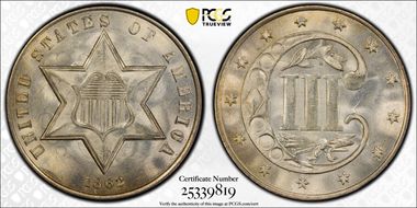 1862 3CS MS67