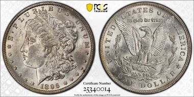 1896-O $1 MS62