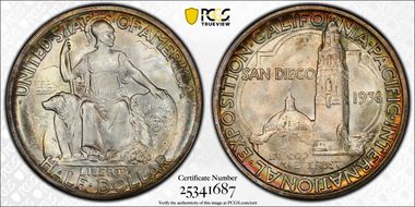 1936-D 50C San Diego MS67