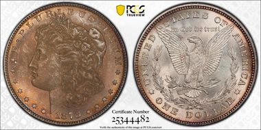 1878 8TF $1 VAM 16, Tripled Stars MS65