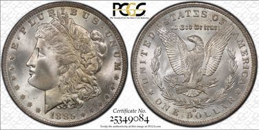 1885-O $1 MS67