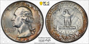 1962-D 25C MS67