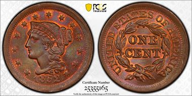 1852 1C MS66BN