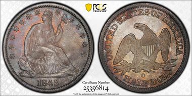 1845-O 50C MS64+