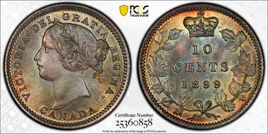 1899 10C Large 9 MS67