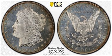 1886 $1 MS65+ DMPL