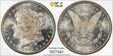 1891-O $1 MS64PL