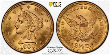 1900 $2.50 MS67+
