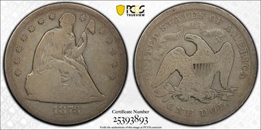 1873-CC $1 Seated G6