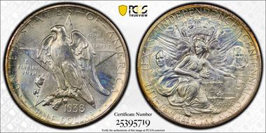 1938-S 50C Texas MS68