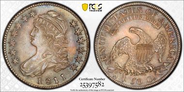 1811 50C O-110a MS64