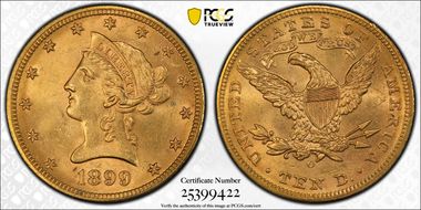 1899-O $10 MS63
