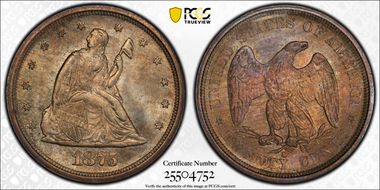 1875-S 20C MS65