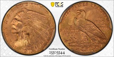1915 $2.50 MS65